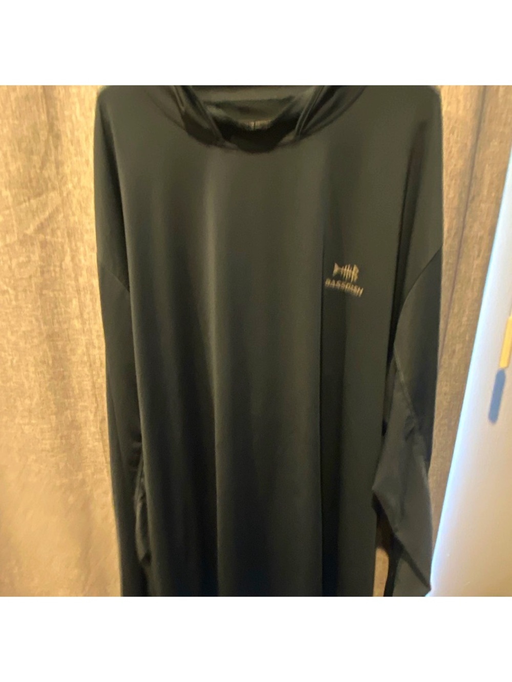 Bass Pro Shops Black Hooded Performance Long Sleeve